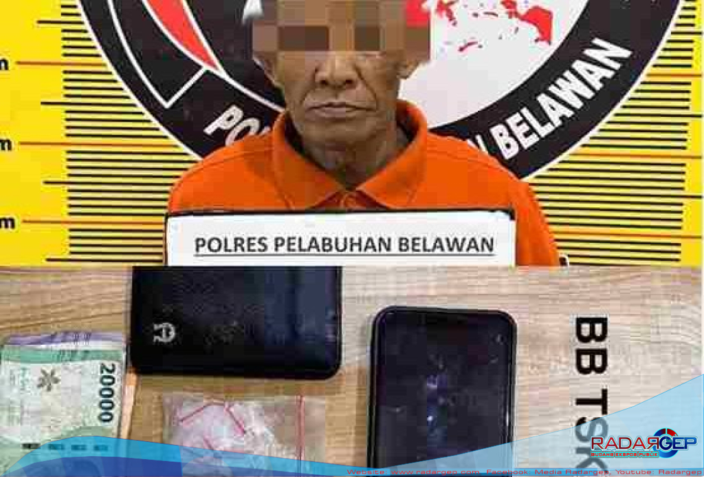 Sat Narkoba Polres Pelabuhan Belawan Tangkap Pengedar Narkoba di Jalan Pulau Solor